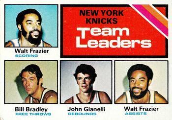 New York Knicks TL -Walt Frazier / Bill Bradley / John Gianelli