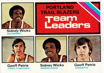 Portland Blazers TL - Geoff Petrie / Sidney Wicks