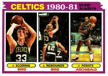 Boston Celtics TL - Larry Bird / Nate Archibald
