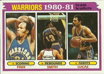 Golden State Warriors - World B. Free / Larry Smith / John Lucas