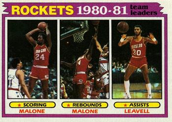 Houston Rockets TL - Moses Malone / Allen Leavell