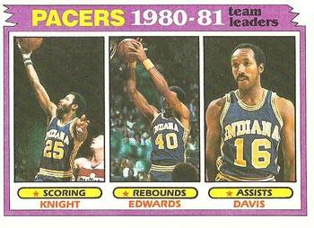 Indiana Pacers TL - Johnny Davis / James Edwards / Billy Knight