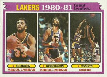 Los Angeles Lakers TL - Kareem Abdul-Jabbar / Norm Nixon