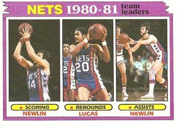 New Jersey Nets TL - Mike Newlin / Maurice Lucas