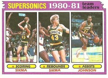 Seattle Sonics TL - Jack Sikma / Vinnie Johnson