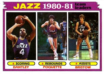 Utah Jazz TL - Allan Bristow / Ben Poquette / Adrian Dantley