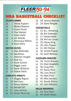 Checklist 1-85
