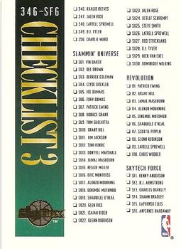 Checklist 346-350/Inserts