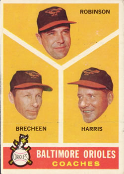 Baltimore Coaches - Eddie Robinson / Harry Brecheen / Luman Harris