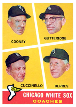 White Sox Coaches -  Johnny Cooney / Don Gutteridge / Tony Cuccinello / Ray Berres
