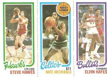 Steve Hawes / Nate Archibald TL / Elvin Hayes