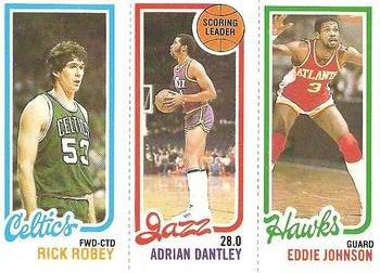 Rick Robey / Adrian Dantley TL / Eddie Johnson