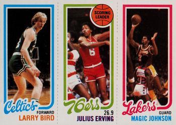 Larry Bird / Julius Erving TL / Magic Johnson