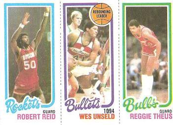 Robert Reid / Wes Unseld TL / Reggie Theus