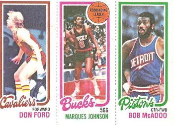 Don Ford / Marques Johnson TL / Bob McAdoo