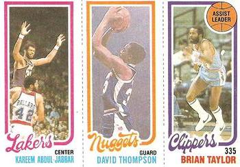 Kareem Abdul-Jabbar / David Thompson / Brian Taylor TL