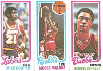 Mike Cooper / Moses Malone TL / George Johnson