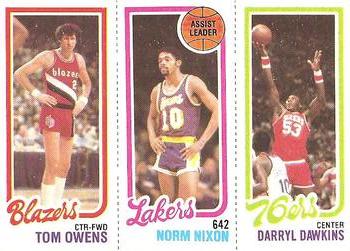 Tom Owens / Norm Nixon TL / Darryl Dawkins