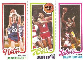 Jan Van Breda Kolff / Julius Erving TL / Magic Johnson