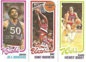 Joe Meriweather / Kermit Washington TL / Henry Bibby