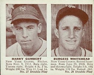 Harry Gumbert/ Burgess Whitehead