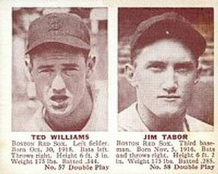 Ted Williams/ Jim Tabor