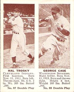 Hal Trosky/ George Case