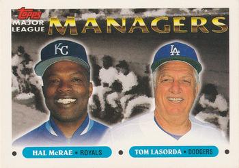 Hal McRae/Tom Lasorda