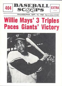 Willie Mays:/ (Three triples)