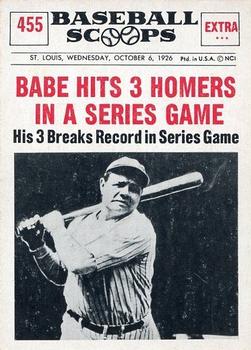 Babe Ruth 3 Homers