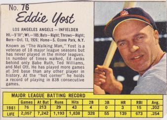 Eddie Yost