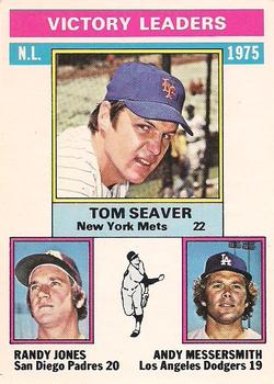 NL Victory Leaders - Tom Seaver / Randy Jones / Andy Messersmith