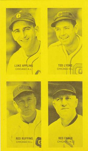 Luke Appling / Red Faber / Ted Lyons / Red Ruffing