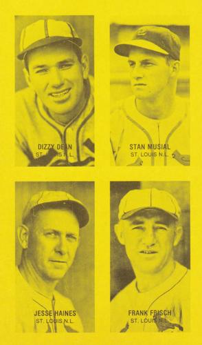 Dizzy Dean / Frankie Frisch / Jesse Haines / Stan Musial