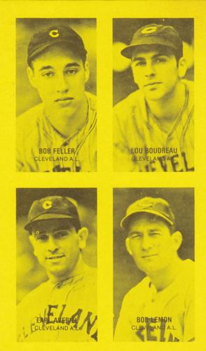 Earl Averill / Lou Boudreau / Bob Feller / Bob Lemon