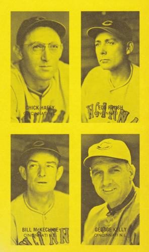 Chick Hafey / George Kelly / Bill McKechnie / Edd Roush