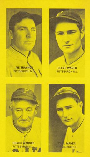 Pie Traynor / Honus Wagner / Lloyd Waner / Paul Waner