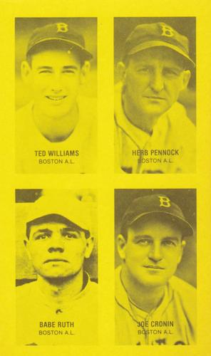 Joe Cronin / Herb Pennock / Babe Ruth / Ted Williams
