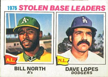 Stolen Base Leaders - Bill North / Dave Lopes