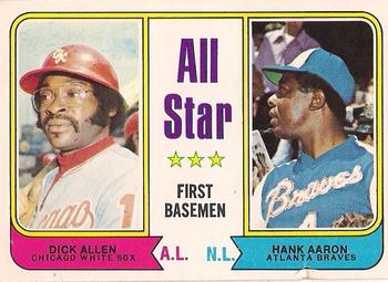 All-Star First Basemen - Hank Aaron / Dick Allen