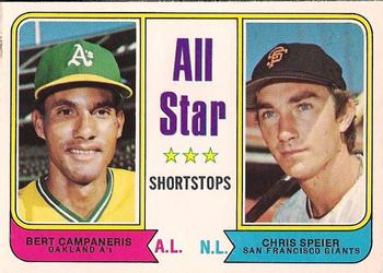 All-Star Shortstops - Bert Campaneris / Chris Speier