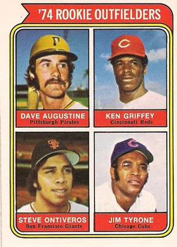Rookie Outfielders - Ken Griffey / Dave Augustine / Jim Tyrone / Steve Ontiveros