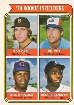 Rookie Infielders - Bill Madlock / Reggie Sanders / Jim Cox / Ron Cash