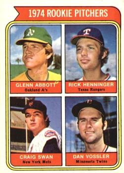 Rookie Pitchers - Craig Swan / Dan Vossler / Rick Henninger / Glenn Abbott