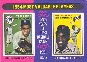 1954 MVP's - Willie Mays / Yogi Berra