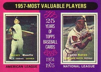 1957 MVP's - Mickey Mantle / Hank Aaron