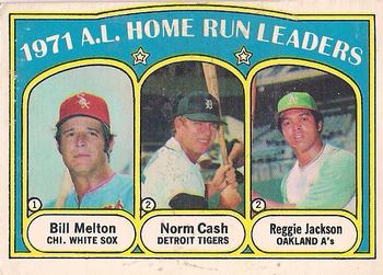 AL Home Run Leaders - Bill Melton / Reggie Jackson / Norm Cash