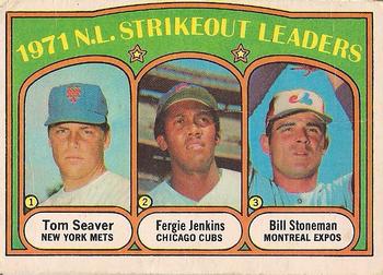 NL Strikeout Leaders - Tom Seaver / Ferguson Jenkins / Bill Stoneman