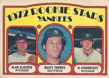 Yankees Rookies - Roger Hambright / Rusty Torres / Alan Closter