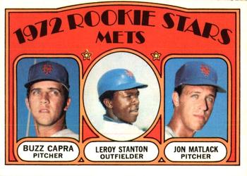 Mets Rookies - Buzz Capra / Jon Matlack / Leroy Stanton